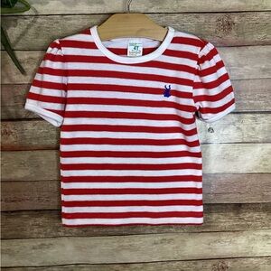 VINTAGE 1970’s 80’s Toddle Time JcPenny Short Sleeve Toddler Girl Shirt Size 4T